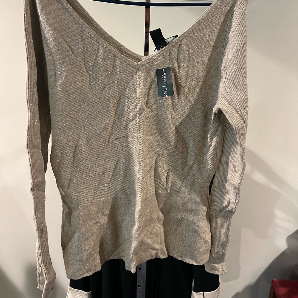 White House Black Market Tan Top